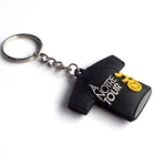 3D Printed T Shirt Shaped Pvc Rubber Key Chain Keyring