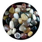 Cheap mix color garden polished decorating pebble stones