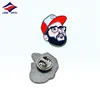 Longzhiyu 13years manufacturer metal enamel pins promotional custom free design cartoon hard enamel lapel pin name badge