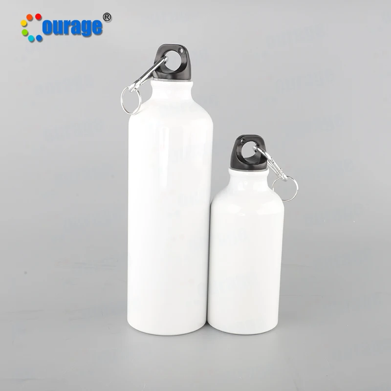 USA Stock 500ml Blank Aluminum Sports Bottle for Sublimation Printing 60pcs//Pack