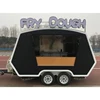 China Factory Customized Mobile Hot Dog Food Cart, Ice Cream Food Cart Trailer, Outdoor Street Mobile Fast Food Cart For Sale