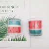 wholesale beautiful watermelon perfume candle / various fruit candles