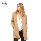 spring autumn period and new women long tall waist women warm windbreaker wind protector jacket