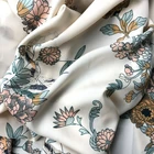super soft satin Fashion New Style satin print chiffon fabric digital printed flower chiffon