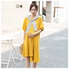 wholesale plus size korean style pregnancy woman clothes loose maternity wear formal maxi sexy long dress