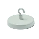Ceiling magnet hook metal D47mm white 180N pull force for POS display