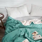 100% Bamboo solid color customized bedding sets