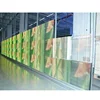 window transparent led advertising screen indoor flexible led curtain display