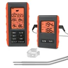 Amazon Top Seller 2019 Digital Cooking Food Wireless Meat Thermometer With 2 Stainless Steel Probes For BBQ, Kitchen