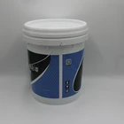 18L plastic bucket for packing paint with mental handle and covers