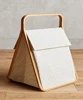 Portable Foldable Storage Bag Bamboo Customized Laundry Hamper
