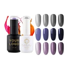 Free Sample Private Label Color LED/UV Gel Nail Polish 15ml