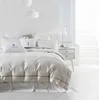 100% Egyptian cotton 300TC Plain White luxury hotel home textile hotel bed linen bedding set bed sheet