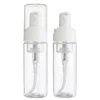 New empty cosmetic facial cleanser 30ml 50ml 100ml 150ml 200ml clear white blue PET plastic mousse foam pump bottle