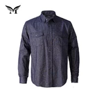 Latest arrival single button plain dyed cotton long sleeve blank flannel shirt for men