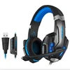 KOTION EACH G9000 3.5mm Game Gaming Headphone Headset Earphone Headband with Microphone LED Light for Laptop Tablet Mobile Phone