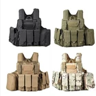 Quick Release Molle Military Tactical Vest with Bullet Pouches