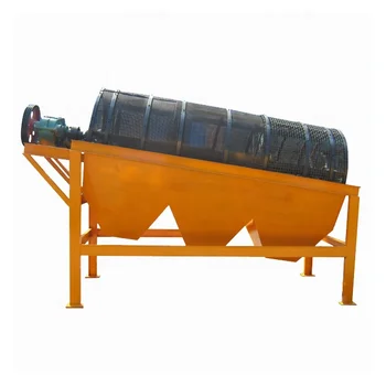 Mini trommel vibrating screen for ore sieving