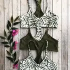 Custom Beach Wear Two Piece set Bikini Sets Tank Tops Sexy Sport Swimsuit Swimwear for Women