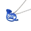 HOT SELL Best Christmas gifts How I Met Your Mother mother Blue French Horn Necklace Pendant Gifts