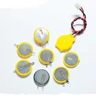 3v Litium Button Coin Cell Battery CMOS CR2025 with solder tabs SMT DIP PIN, cr2025 with solder pins