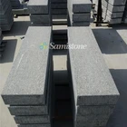 Samistone graceful Grey Nero Santiago Granite Stair Step Stone Design