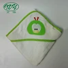 Cheap OEM Cotton Terry Hooded Baby Kids Bath Towel With Animal Embroidery