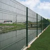 Pvc coated black green blue 3D welded curvy fence China supplier
