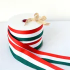 Red white and green three-color ribbon for Medal lanyard