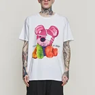2019 Wholesale boys fashion custom best pure cotton t shirt white silk screen printing hip hop t shirt