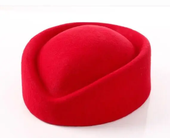 red felt cap