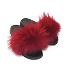 New Fashion Ladies Slippers Fur Slides Women