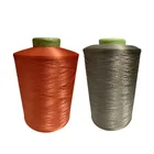 Free Sample 20/1 30/1 40/2 Dope Dyed Recycled Colored Ring Spun Polyester Yarn
