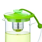 Coffee Green Borosilicate Glass Coffee And Tea Maker 1000ml 2 Cups