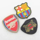 cheap manufacturer china sewing woven school badge emblem crest uniform clothing bag guangzhou badge