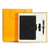 PU Office Gift Set Notebook Pen U-Disk Gift Set for Men Office Stationery Gift Set Employee Welfare Gifts
