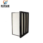 V Bank Compact Hepa Air Filter for Hospital Air conditioner filter