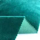 Hot selling plain dyed super soft velvet 97% polyester 3% spandex stretch winter fabric