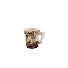High quality disposable take away tea paper cup 7oz with handle