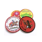 High Quality Embroidered Woven Patch Custom Embroidery Patch for school uniform