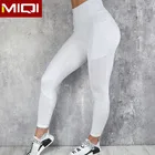 Breathable High Waist 7/8 Women Exercise Running Tights Bulk Ladies Girls Pocked Fitness Yoga Pants Custom