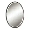 High quality large sheet oval shape silver mirror glass factory