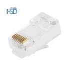 100 pcs/pack CAT6 RJ45 Ethernet Network Male Connector 8 pin Cat 6 Unshielded 8P8C Modular Plug Connectors Specification