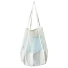 Large Capacity Beach Outdoor Single Shoulder Mesh Bags With Logo