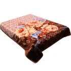 China low price one ply 200X240CM 3-6Kg mink blanket