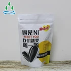 Food grade 250g 500g print plastic bag zipper bag custom stand up pouches snack packaging