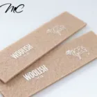 High Quality Custom brand Logo Washing Printing Barcode Label Sticker Care Private Fabric Printed Label For Clothing