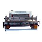 chain feeding 2 colors corrugated cardboard printing slotting die cutting machine