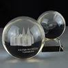 Hot Selling Creative Festival Gifts Business Gifts 3D Laser Crystal Ball Customizable Pictures
