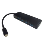 4 In 1 USB 3.0 Type C To USB 3.0 4 Ports Adapter Hub 5Gbps For Macbook Laptop Mobile
